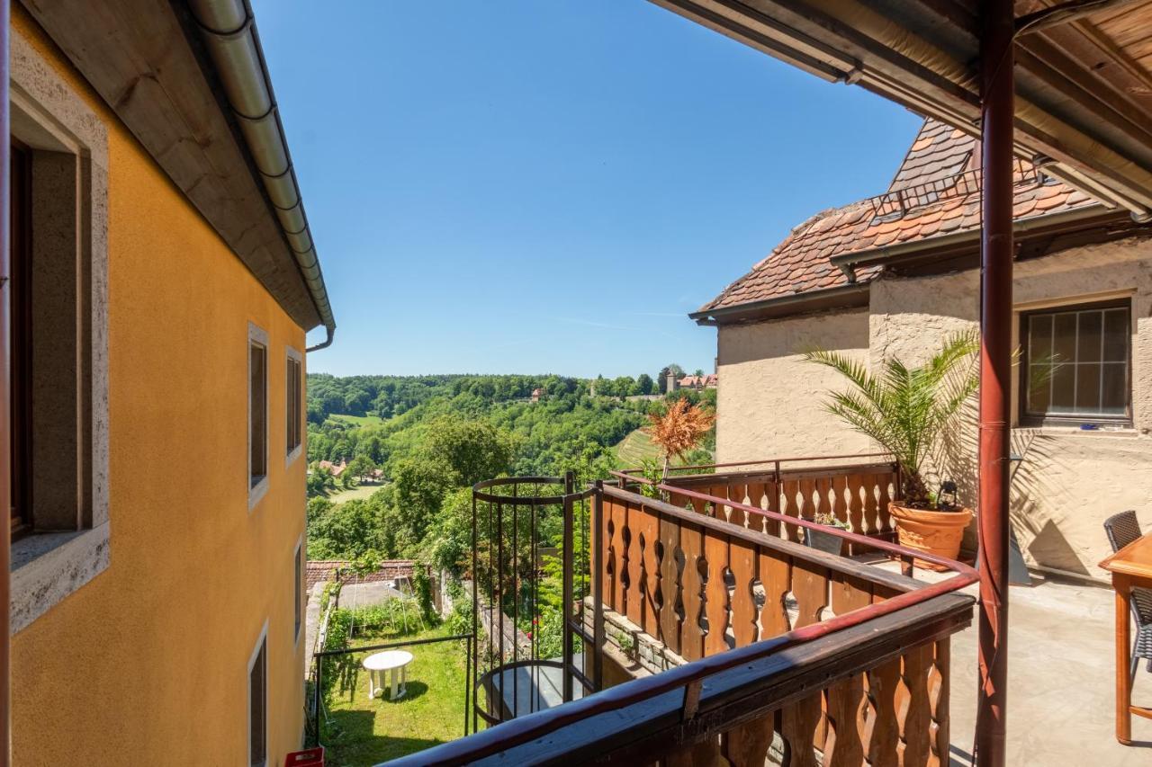 רוטנבורג אוב דר טאובר Hotel Am Siebersturm מראה חיצוני תמונה