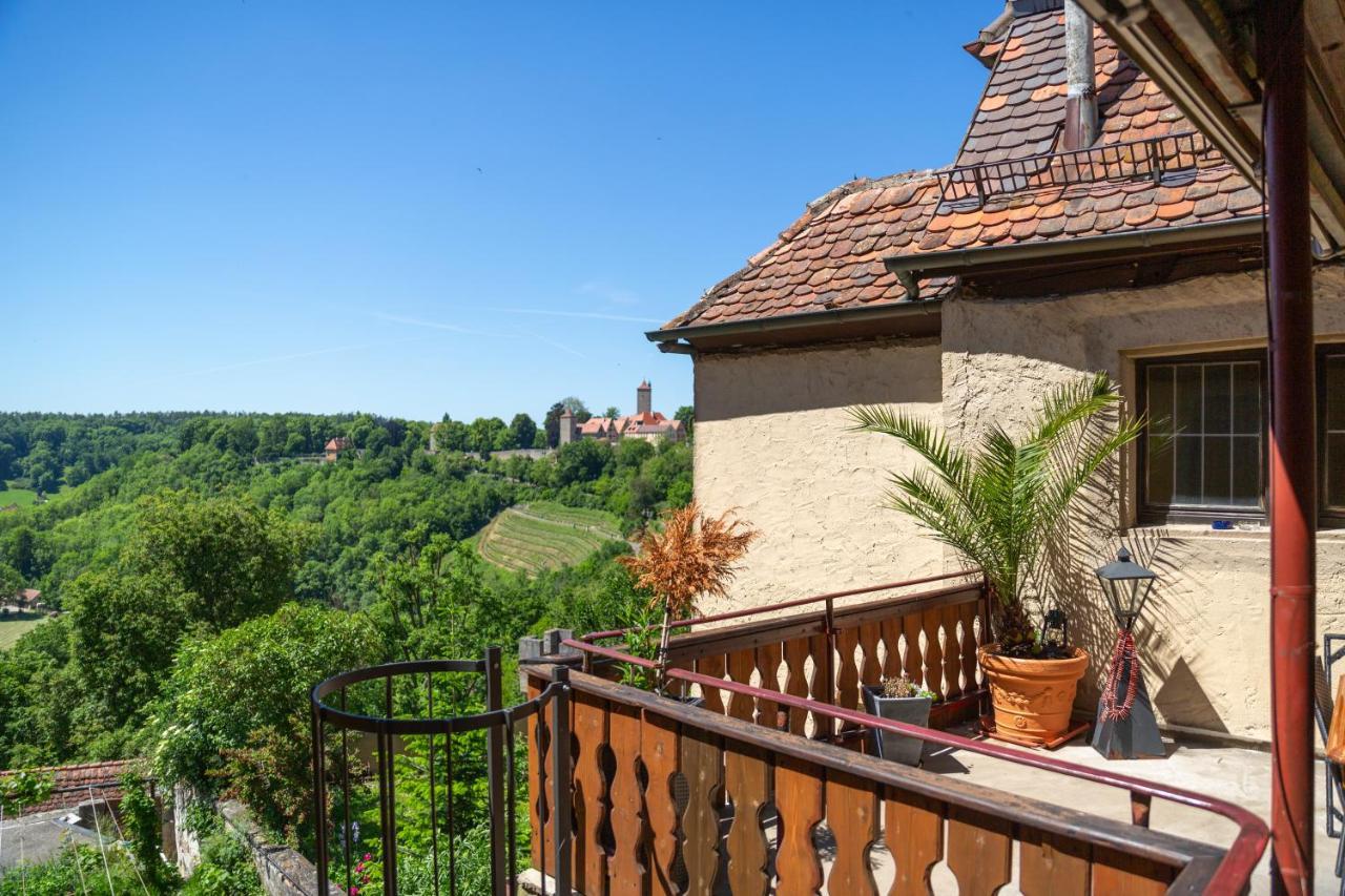 רוטנבורג אוב דר טאובר Hotel Am Siebersturm מראה חיצוני תמונה