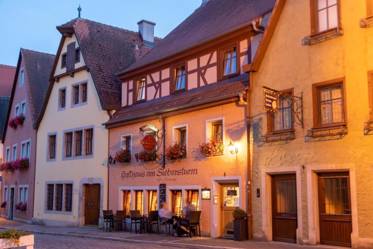 רוטנבורג אוב דר טאובר Hotel Am Siebersturm מראה חיצוני תמונה