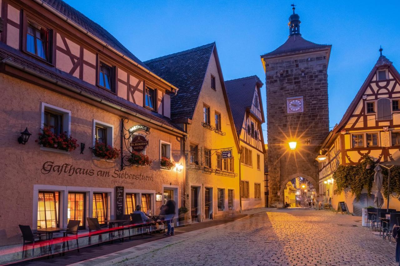 רוטנבורג אוב דר טאובר Hotel Am Siebersturm מראה חיצוני תמונה