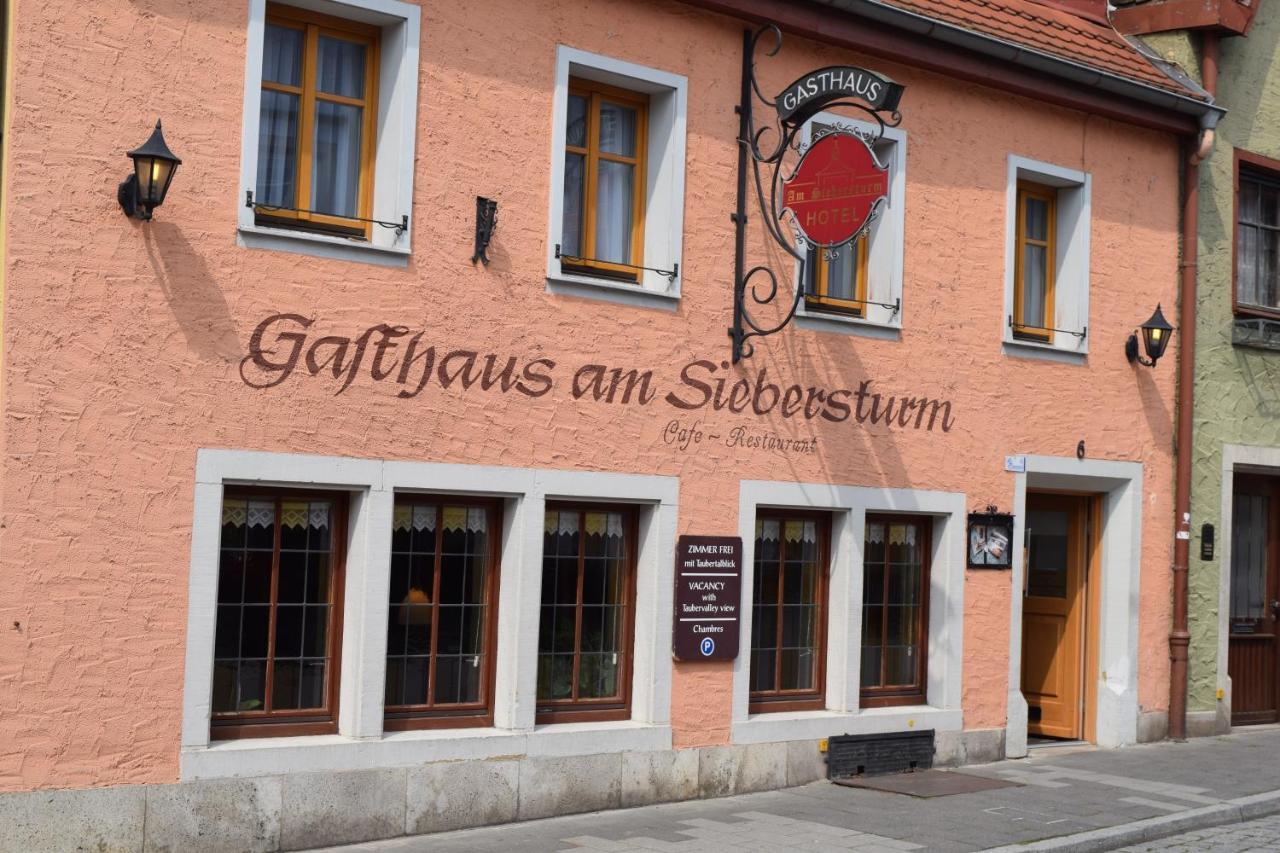 רוטנבורג אוב דר טאובר Hotel Am Siebersturm מראה חיצוני תמונה