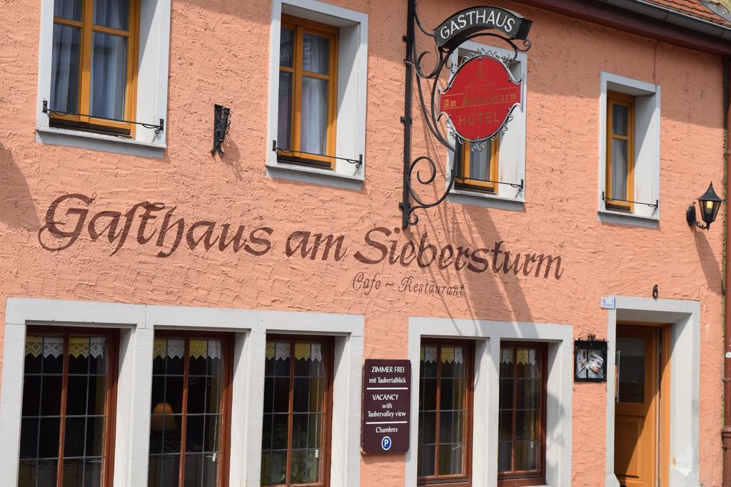רוטנבורג אוב דר טאובר Hotel Am Siebersturm מראה חיצוני תמונה