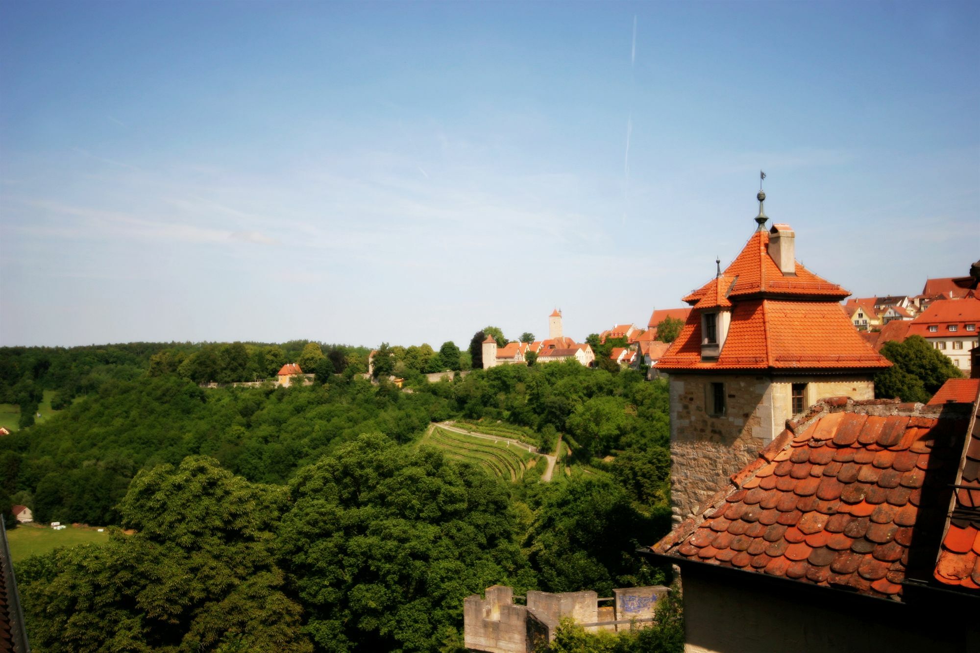 רוטנבורג אוב דר טאובר Hotel Am Siebersturm מראה חיצוני תמונה